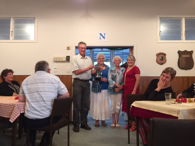 Saxon Team winners: Winners of the inaugural Saxon Teams event - Matamata consisting of Ian Bond, Lesley Quilty, Sonia Crawford and Lynette Morgan